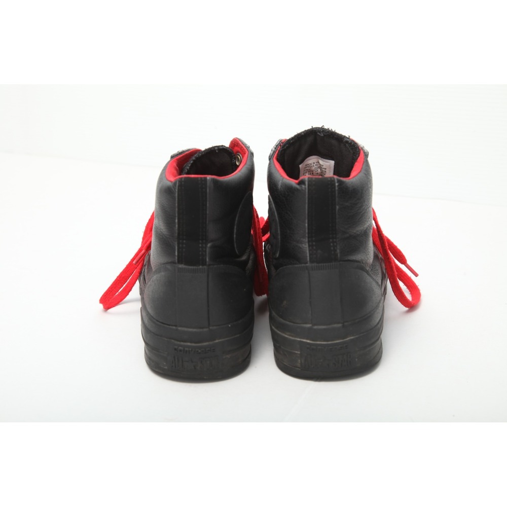 Converse Chuck Taylor Street Hiker Black Leather Red Laces High Top Boots Men 11 - Picture 5 of 13